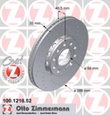 ZIMMERMANN SPORT AVANT PASSAT B5 SUPERB 288MM KRK photo 6 - milautoparts-fr.ukrlive.com