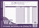 385-1 WZ WYDANIE MATERIAŁU NA ZEWNĄTRZ A4