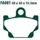 CARBONE LORRAINE PLAQUETTES FREIN ZAM. EBC FA081photo 9