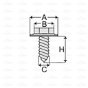 CLAMPS SCREW ATTACHMENT WKRETY MAZDA 10SZTUK photo 2 - milautoparts-fr.ukrlive.com