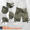 NOVINKA DETSKÉ TEPLÁKOVÉ KRAŤASY M65 DIVISION SURPLUS XXL + KARTA Druh kapsáče