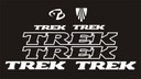 TREK białe naklejki na rower zestaw 3-4B YESS Naklejki