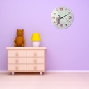 Detské nástenné hodiny BEAR 2 detská izba tiché Celková šírka 30 cm