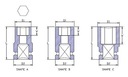 BOXO RÁZOVÝ UŤAHOVÁK 3/4'' DLHÁ OCEĽ CR-MO 27MM Upevnenie 1/2"