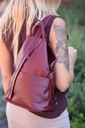 Dámsky kožený batoh ikonický taliansky cez rameno kabelka koža Beltimore Značka Beltimore