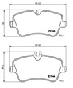 SABOTS DE FREIN MIKODA 71278 MERCEDES SLK R171 DE 04R PRZDE photo 2 - milautoparts-fr.ukrlive.com