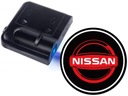 ŚWIATŁA LED POWITALNE LOGO NISSAN BEZPRZEWODOWE 3D