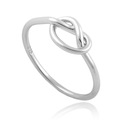 СЕРЕБРЯНОЕ КОЛЬЦО INFINITY FASHION KNOT 925