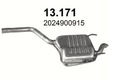 POLMOSTROW 13.171 ALUMINIUM SILENCER KON photo 1 - milautoparts-fr.ukrlive.com