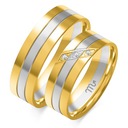 Zlaté prstene DIAMANTY PREMIUM MODEL OE-27CB Značka Inna marka