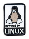 Нашивка Penguin LINUX-IT Черно-Белая