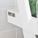 SoBuy FRG117-W Полотенцедержатель, 2 настенные полки для ванной комнаты Белый