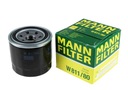 MANN-FILTER W811/80 W81180 масляный фильтр