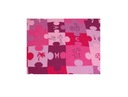 DYWAN DZIECIĘCY 55x165 PUZZLE fiolet DZIEWCZYNKI #EE1512
