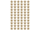 Наклейки на стену GOLD STARS 3см 132 шт.