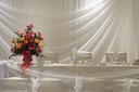 Тюль декоративный в рулоне СИНИЙ Синий Свадебное Причастие Крещение 30см 9м