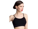 Gatta бесшовный TOP BLACK на узких бретелях 46-48 XL черный