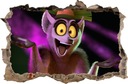НАСТЕННЫЕ НАКЛЕЙКИ Отверстие KING JULIAN 66 100x65 см