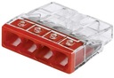 1x Złączka WAGO 4x0,5-2,5mm2 2273-204