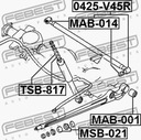 GOMME DE LIVIER ARRIÈRE AVANT FEBEST MSB-021 photo 7 - milautoparts-fr.ukrlive.com