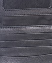 PUCCINI pánska kožená peňaženka MU1694 čierna Dominujúca farba čierna