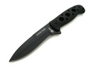 Taktický nôž Black Tactical Aluminium K25 31574, oceľ 7CR17MoV Čepeľ hladké