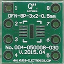 DFN8-3x2 0,50 мм на DIP 0,3