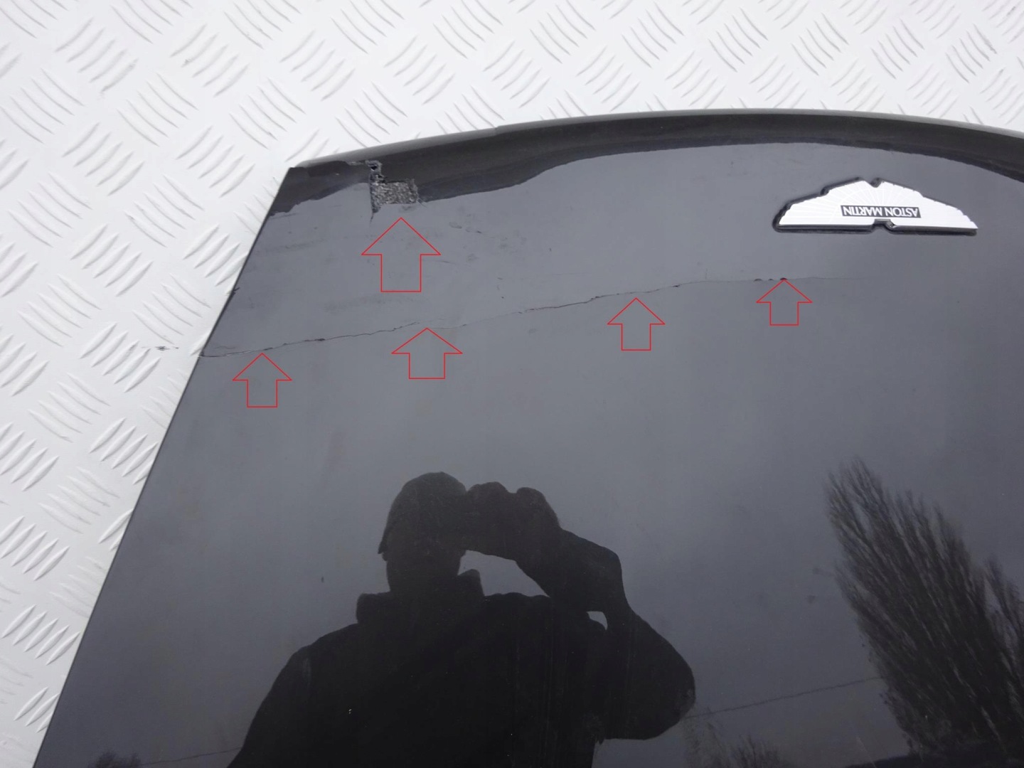 Motorhaube Aston Martin Vanquish I AMV03 Bonnet Hood - Thumbnail 5