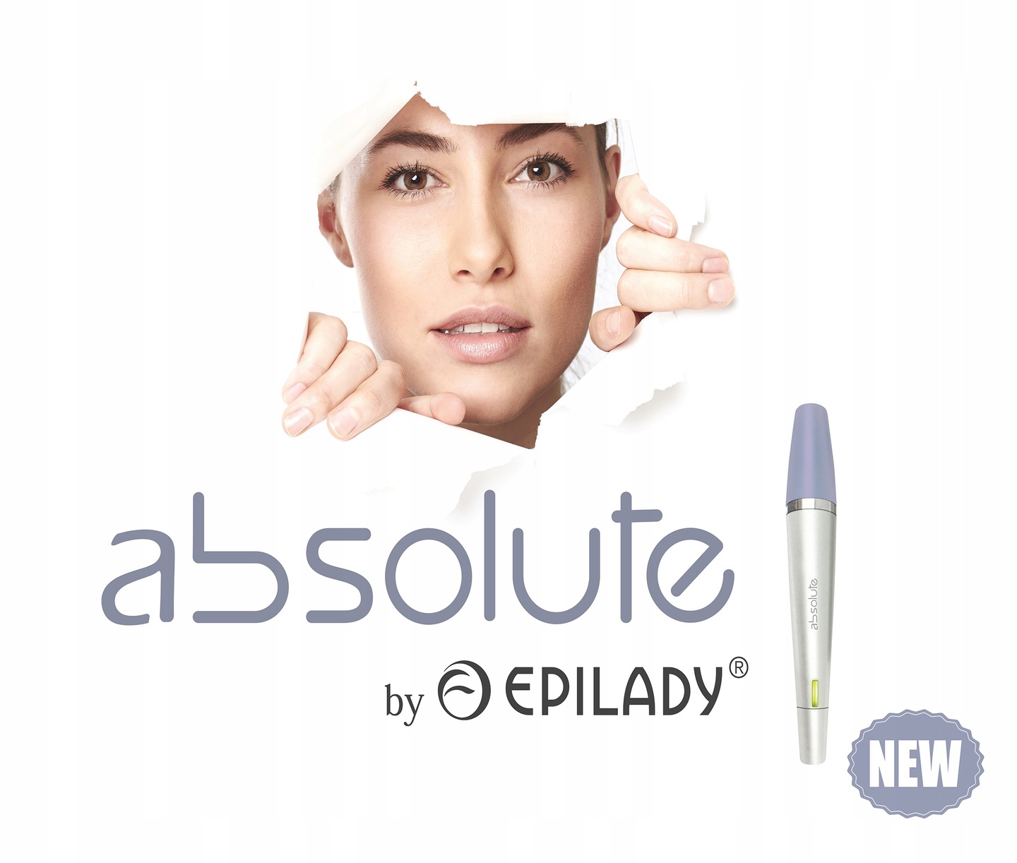 Epilady Absolute Permanent Laser Hair Removal Remover for Face & Body
