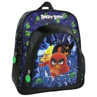 Školský batoh viackomorový Angry Birds Derform čierny,