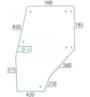 Стекло двери l deutz dx agroprima 04352848 немецкий