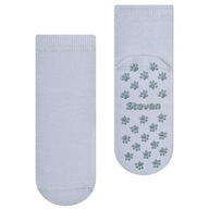 Ponožky bavlna hladké sivé ABS 6-12 mcy