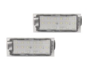 Лампочки подсветка знака, таблицы  led renault clio megane 3 iii ii 2 twingo
