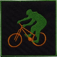 Cyklistická nášivka - BMX freestyler HAFT