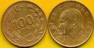 Turcja 100 Lira 1988 r.