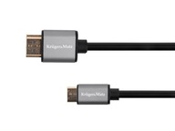 Kábel Kruger&matz KM1237 HDMI - mini HDMI 1,8 m