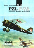 Model Card nr 52 PZL P-7a