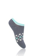 Členkové Ponožky bambusové pre batoľatá tmavo šedé 1-2 rokov
