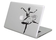 Nálepka na MacBook MacBook Apple Banksy Balerína