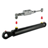 Привод цилиндр гидравлический 2-str 63/36 skok 630 l910+замок hydrolider