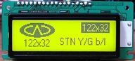 ART Nové grafické LCD 122x32 veľ..2x16 LED-Y/G N6