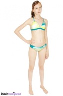 Bikini strój kąpielowy Oakley żółto zielony roz.XS
