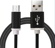 Kabel micro USB Ładowarka Nylon LG HTC Samsung
