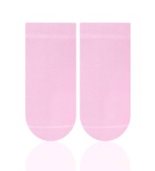 Bavlnené ponožky hladké svetlo ružová 0-3mc
