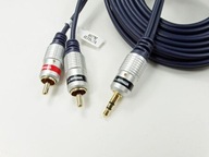 kabel przewód jack 3,5/ 2 rca chinch 7,5m VITALCO