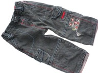 GEORGE ___ spodnie jeansy kieszenie ___ 68/74