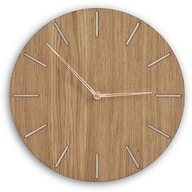Moderné drevené hodiny v škandinávskom štýle