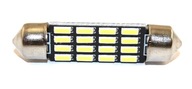 ŽIAROVKA C5W C10W BIELA 16 LED SMD 4014 39MM 24V