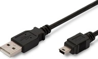 Kabel Mini USB-USB 2.0 Ładowanie Transfer 1.8M