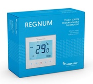 Dotykový programovateľný termostat REGNUM - biely